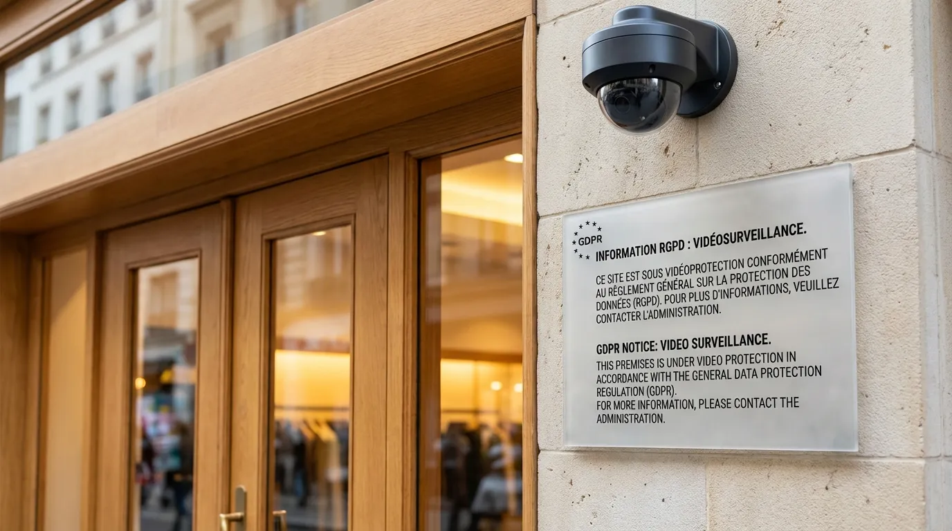 Vidéosurveillance en commerce : comment être conforme au RGPD