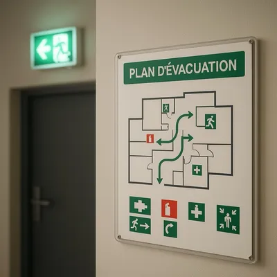 Plans d'évacuation